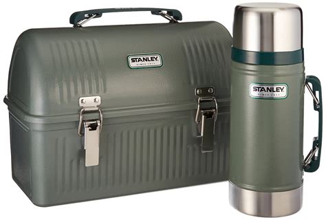 stanley classic steel lunch box &|stanley thermos for lunch box.